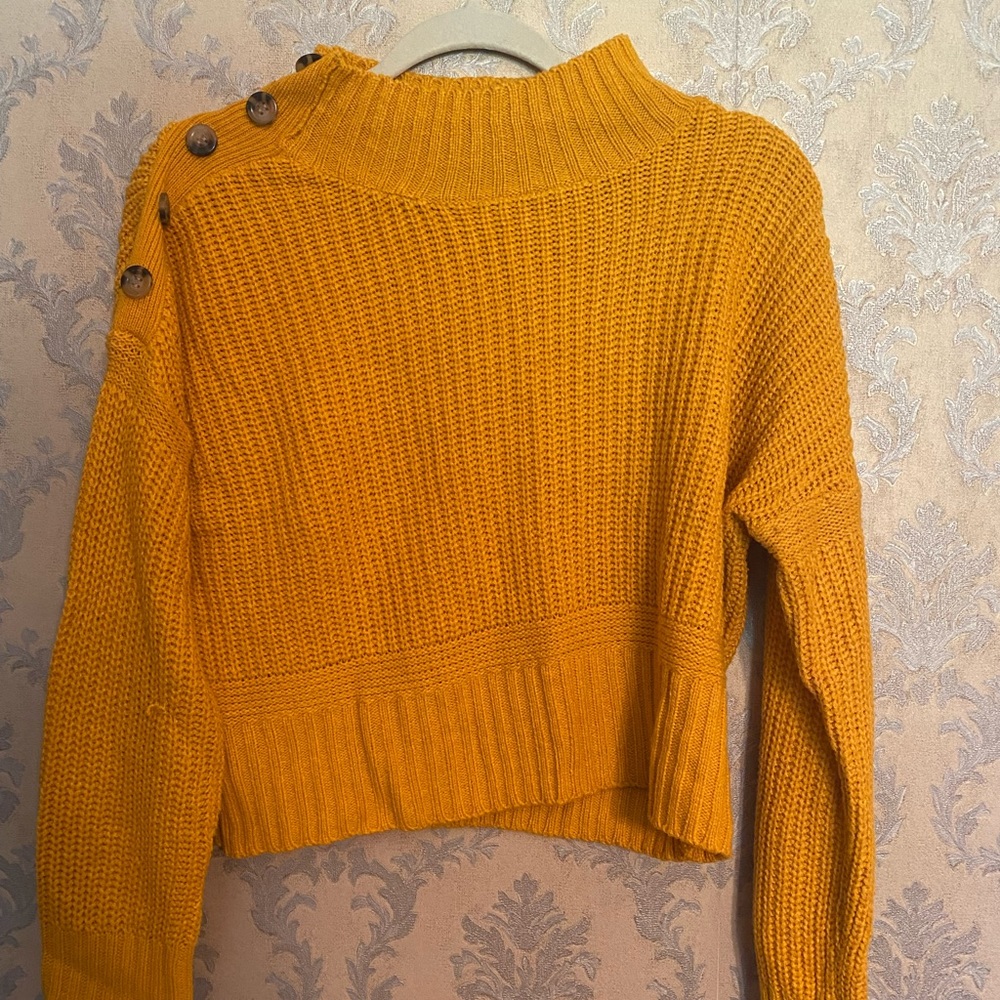 Say What? Yellow Knit Sweater